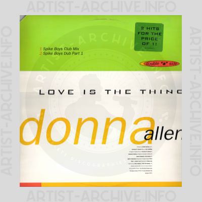 Donna Allen - Love Is The Thing