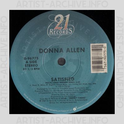 Donna Allen - Satisfied