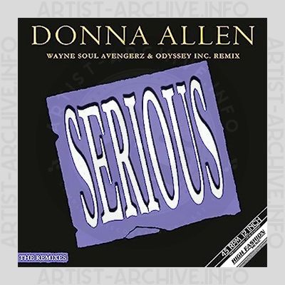 Donna Allen - Serious (Wayne Soul Avengerz & Odyssey Inc. Remix)
