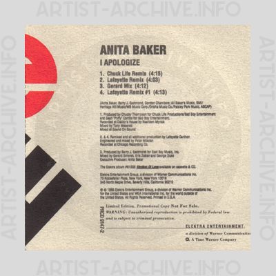 Anita Baker - I Apologize