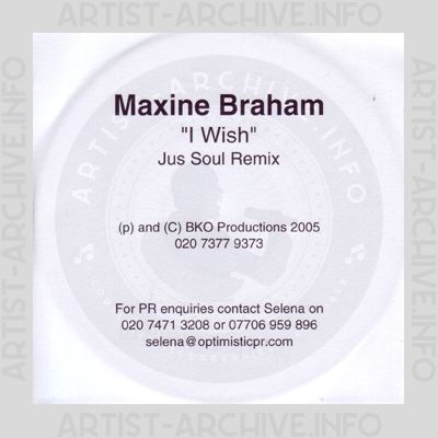 Maxine Braham - I Wish