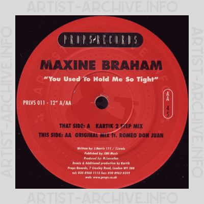 Maxine Braham - You Used To Hold Me So Tight