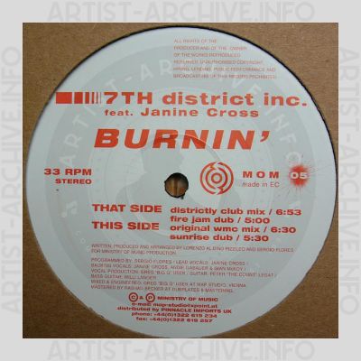 7th District Inc. feat. Janine Cross - Burnin'