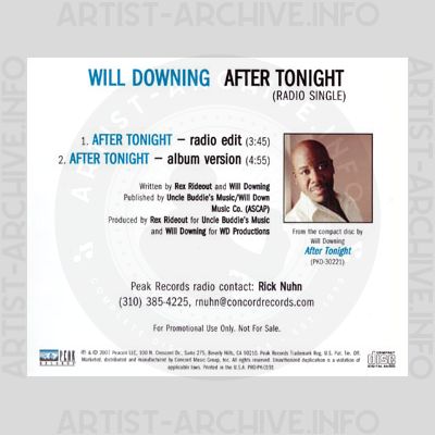 Will Downing - After Tonight