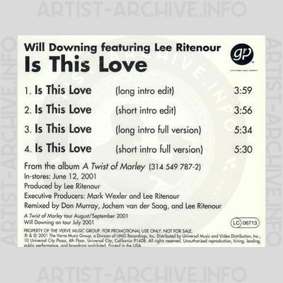Will Downing - Is This Love
