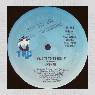 Sypher - It's Got To Be Right