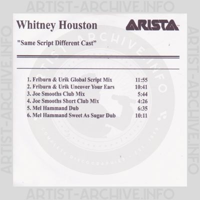 Whitney Houston & Deborah Cox - Same Script, Different Cast - Club Mixes