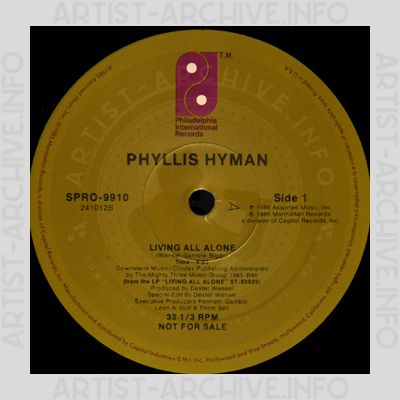 Phyllis Hyman - Living All Alone