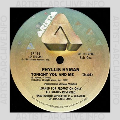 Phyllis Hyman - Tonight You And Me