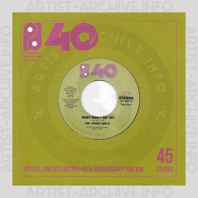 The Jones Girls - Baby Don't Go Yet / This Feeling's Killing Me