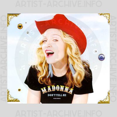 Madonna - Don't Tell Me
