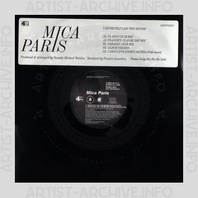 Mica Paris - I Never Felt Like This Before