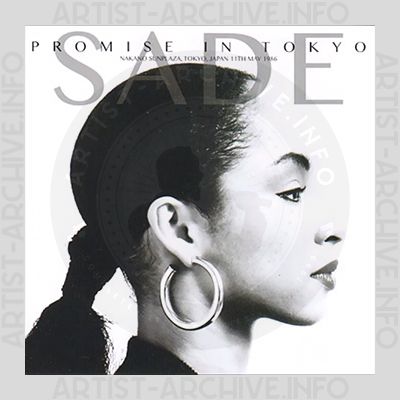 Sade - Promise In Tokyo - Live at Nakano Sunplaza, Tokyo, Japan, 11th May 1986
