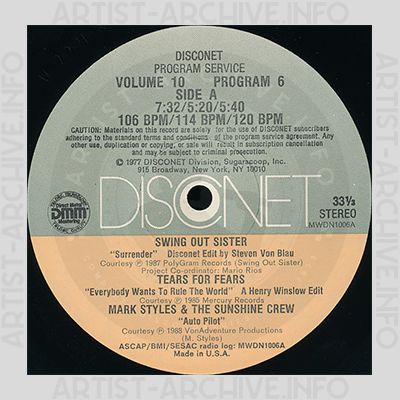 Sampler - Disconet Program Service - Volume 10 Program 6