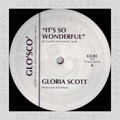 Gloria Scott - It's So Wonderful