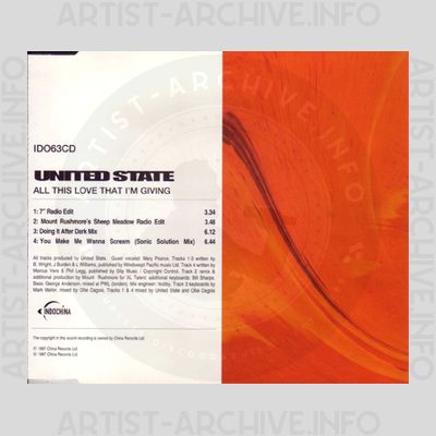 United State - All This Love That I'm Giving