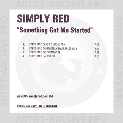 Simply Red - Something Got Me Started