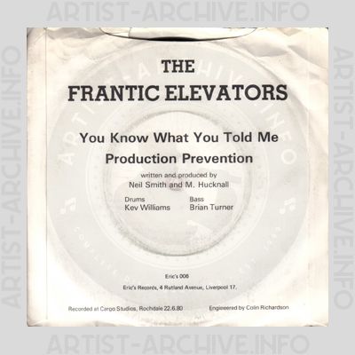 Frantic Elevators - You Know What You Told Me / Production Prevention