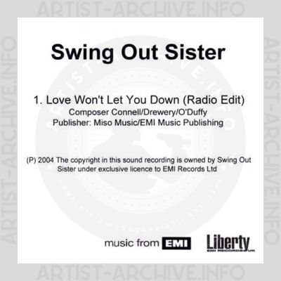 Swing Out Sister - Love Won't Let You Down