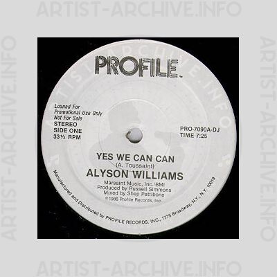 Alyson Williams - Yes We Can Can