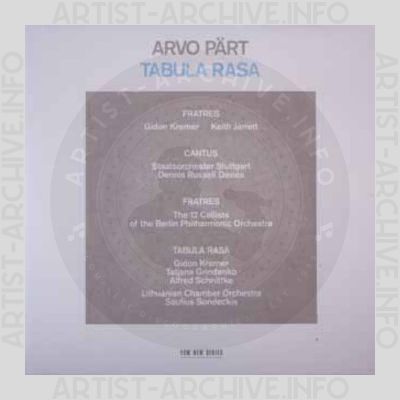 Arvo Pärt – Tabula Rasa